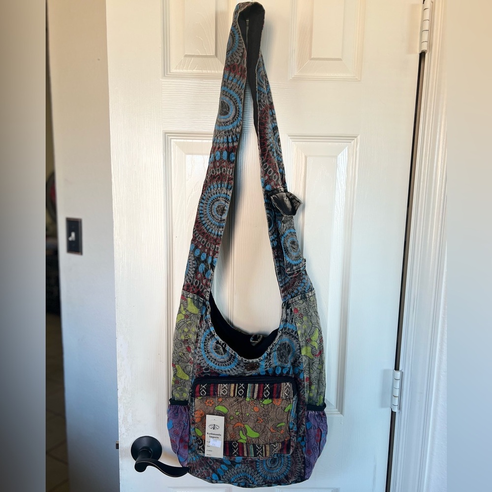 Kathmandu Collection Vintage Patchwork Hobo Bag - Picture 2 of 6